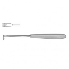 Klapp Retractor 2 Blunt Prongs Stainless Steel, 17.5 cm - 7" Blade Size 13 x 6 mm